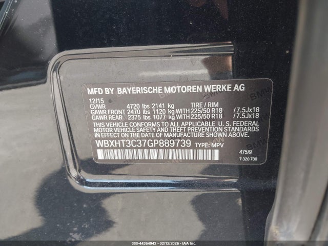 2016 BMW X1 WBXHT3C37GP889739 Photo 8