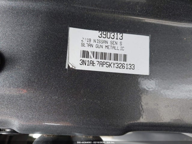3N1AB7AP5KY326133 Nissan SENTRA S