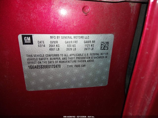 2014 CADILLAC ATS 1G6AE5S35E0172478 Photo 8