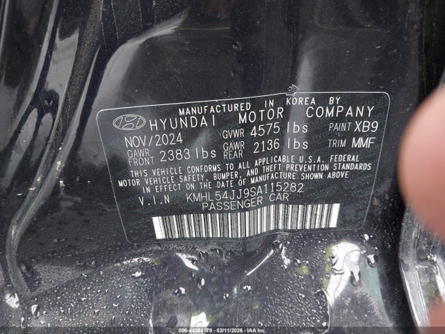 KMHL54JJ9SA115282 Hyundai Sonata Hybrid Limited