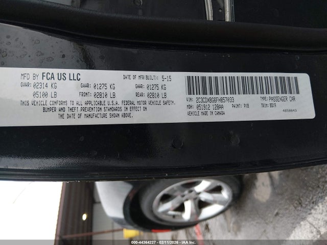 2015 DODGE CHARGER 2C3CDXBG6FH857033 Photo 8