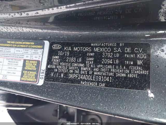 KIA Forte Lxs 2020 3KPF24AD0LE191041 Image 9