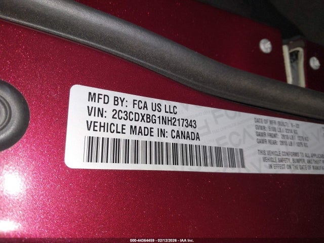 2022 DODGE CHARGER 2C3CDXBG1NH217343 Photo 8