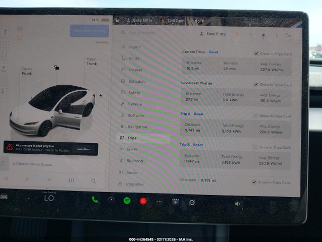 Aukcja sprzedaży 2025 Tesla Model 3 Long Range Rear-wheel Drive/standard Rear-wheel Drive, vin: 5YJ3E1EA0SF981943, numer aukcji: 44364548