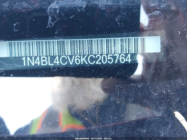 Nissan Altima 2.5 Sr 2019 1N4BL4CV6KC205764 Image 9