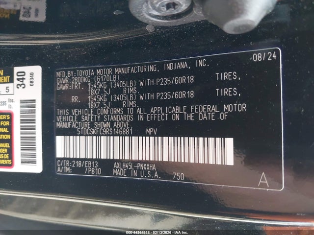2024 TOYOTA SIENNA 5TDCSKFC9RS146881 Photo 8