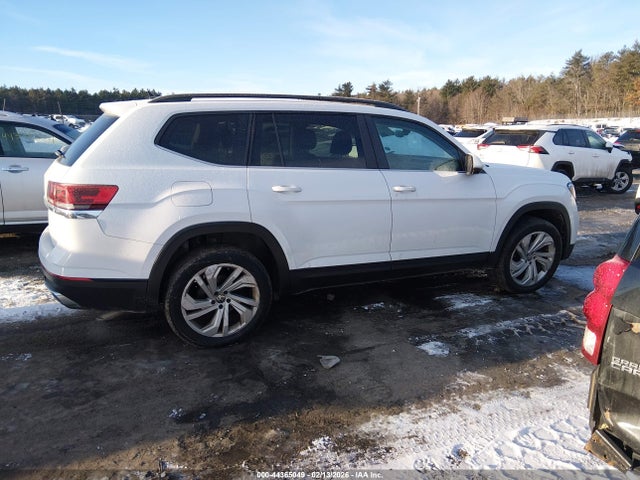 2021 Volkswagen Atlas 3.6l V6 Se W/technology მანქანა იყიდება აუქციონზე, vin: 1V2JR2CA6MC604911, აუქციონის ნომერი: 44365049