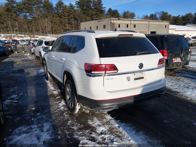 2021 Volkswagen Atlas 3.6l V6 Se W/technology მანქანა იყიდება აუქციონზე, vin: 1V2JR2CA6MC604911, აუქციონის ნომერი: 44365049