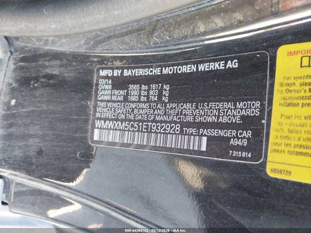 2014 MINI HARDTOP WMWXM5C51ET932928 Photo 8