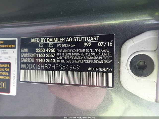 2017 MERCEDES-BENZ E 400 WDDKJ6HB7HF354949 Photo 8
