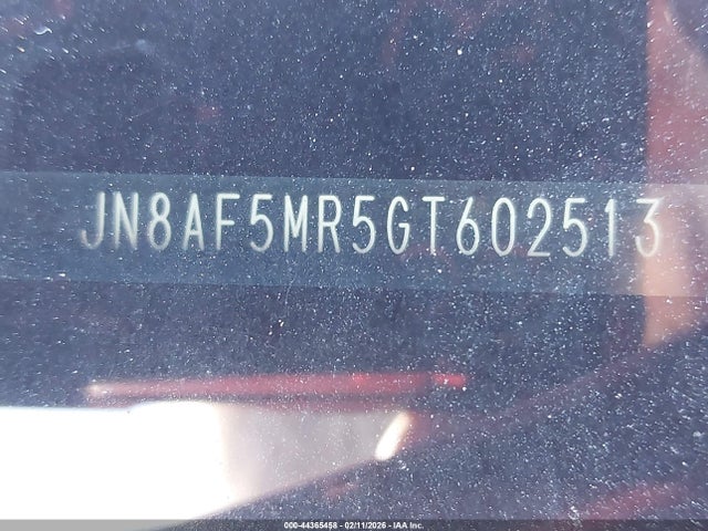 JN8AF5MR5GT602513 Nissan Juke Sv