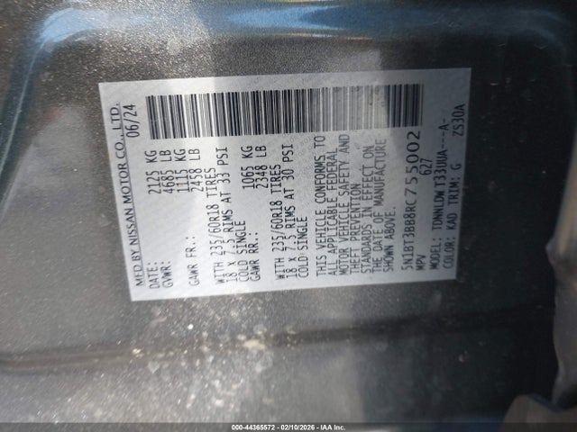 2024 NISSAN ROGUE 5N1BT3BB8RC755002 Photo 8