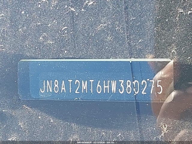 JN8AT2MT6HW380275 Nissan Rogue Sl