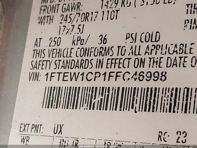Ford F-150 Xlt 2015 1FTEW1CP1FFC46998 Image 9