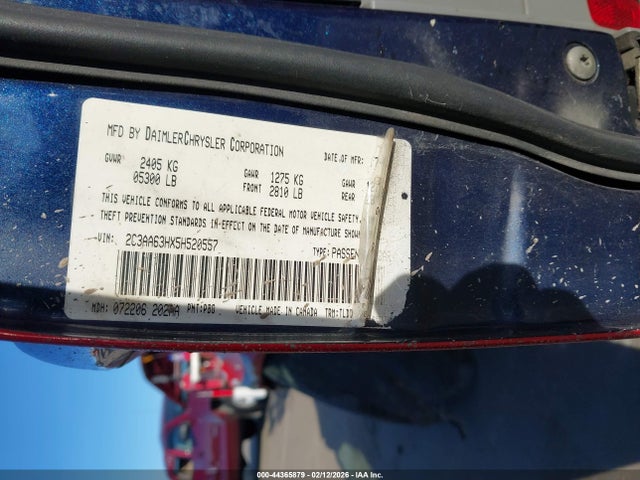 2005 CHRYSLER 300C 2C3AA63HX5H520557 Photo 8