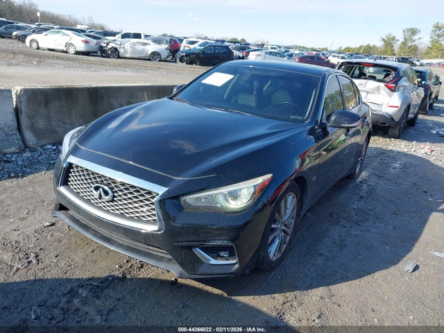 2018 Infiniti Q50 3.0t Luxe მანქანა იყიდება აუქციონზე, vin: JN1EV7AP7JM356941, აუქციონის ნომერი: 44366022