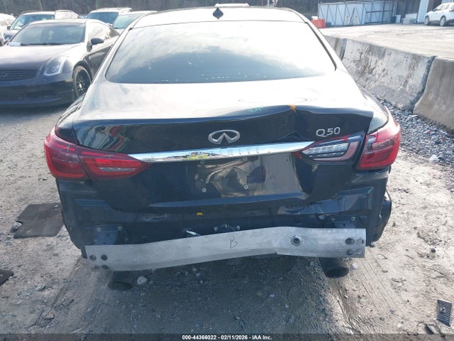 2018 Infiniti Q50 3.0t Luxe მანქანა იყიდება აუქციონზე, vin: JN1EV7AP7JM356941, აუქციონის ნომერი: 44366022