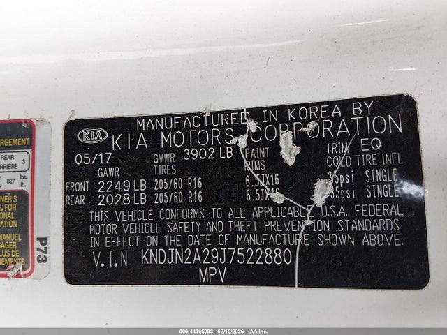 Продаж на аукціоні авто 2018 Kia Soul !, vin: KNDJN2A29J7522880, номер лоту: 44366093