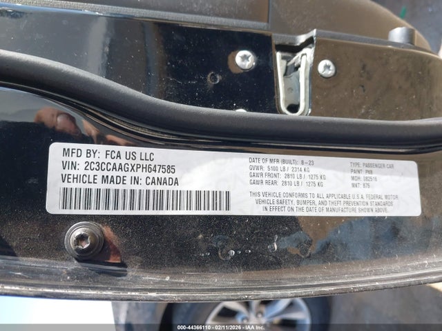 Продажа на аукционе авто 2023 Chrysler 300 Touring, vin: 2C3CCAAGXPH647585, номер лота: 44366110