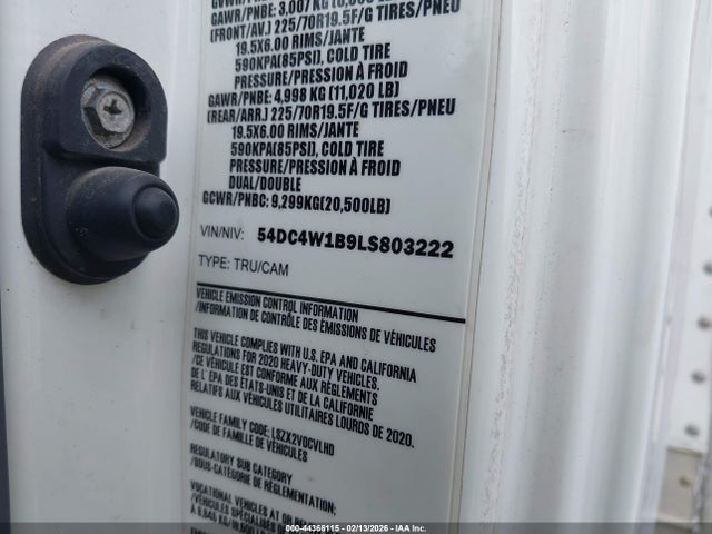 Isuzu Npr Hd 2020 54DC4W1B9LS803222 Image 4