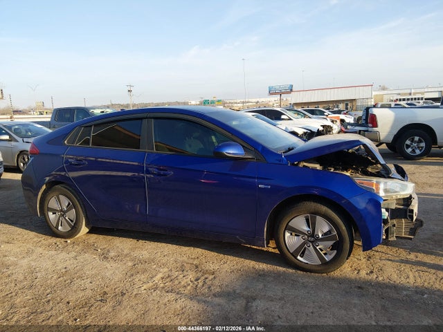 44366197 :رقم المزاد ، KMHC65LC4KU110880 vin ، 2019 Hyundai Ioniq Hybrid Blue مزاد بيع