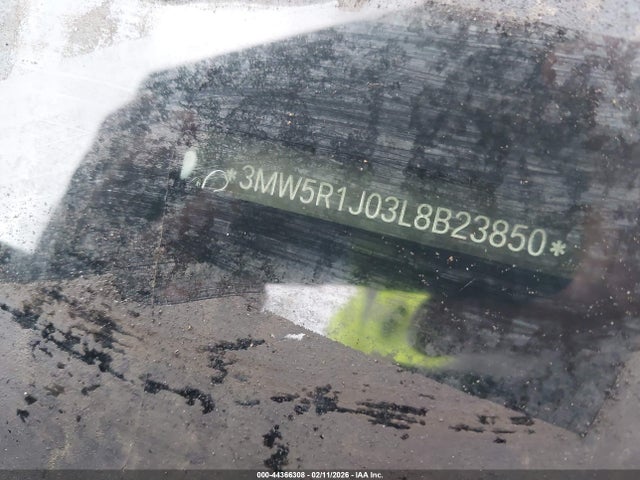 44366308 :رقم المزاد ، 3MW5R1J03L8B23850 vin ، 2020 Bmw 330i مزاد بيع