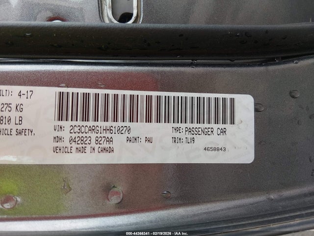 2017 CHRYSLER 300 2C3CCARG1HH610270 Photo 8