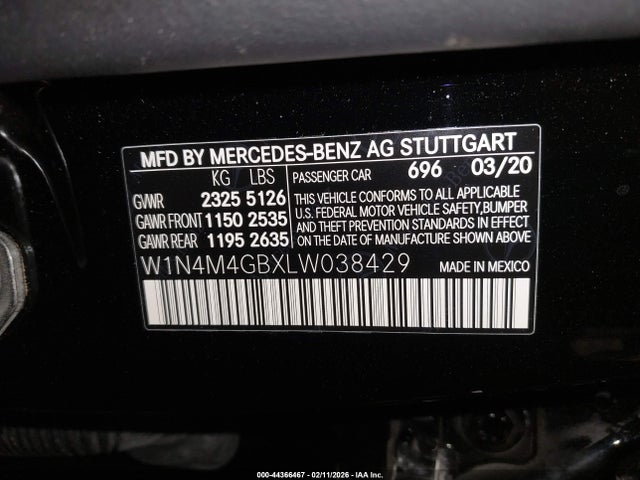 2020 MERCEDES-BENZ GLB 250 W1N4M4GBXLW038429 Photo 8