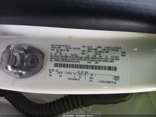 1FMCU9NZ5RUA21473 Ford Escape St-line Select