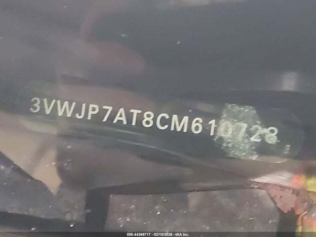 44366717 :رقم المزاد ، 3VWJP7AT8CM610728 vin ، 2012 Volkswagen Beetle 2.5l مزاد بيع