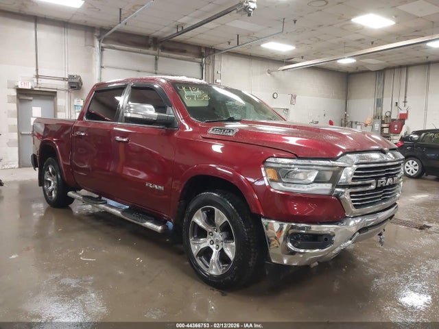 44366753 :رقم المزاد ، 1C6SRFJT1KN776371 vin ، 2019 Ram 1500 Laramie  4x4 5'7 Box مزاد بيع
