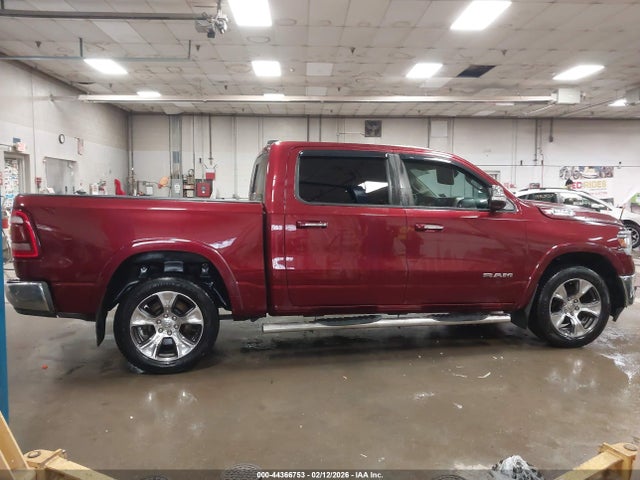 44366753 :رقم المزاد ، 1C6SRFJT1KN776371 vin ، 2019 Ram 1500 Laramie  4x4 5'7 Box مزاد بيع