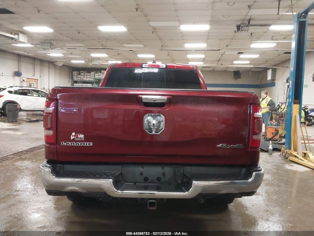 44366753 :رقم المزاد ، 1C6SRFJT1KN776371 vin ، 2019 Ram 1500 Laramie  4x4 5'7 Box مزاد بيع