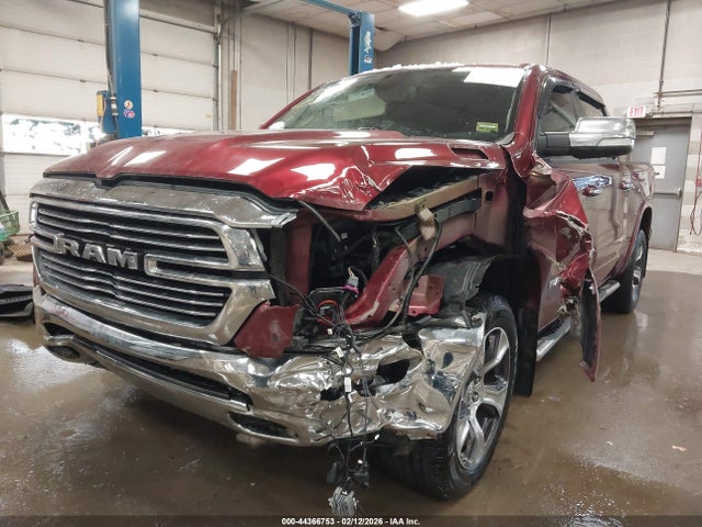 44366753 :رقم المزاد ، 1C6SRFJT1KN776371 vin ، 2019 Ram 1500 Laramie  4x4 5'7 Box مزاد بيع