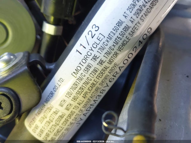 2024 YAMAHA YZFR7 JYARM38Y6RA002409 Photo 9