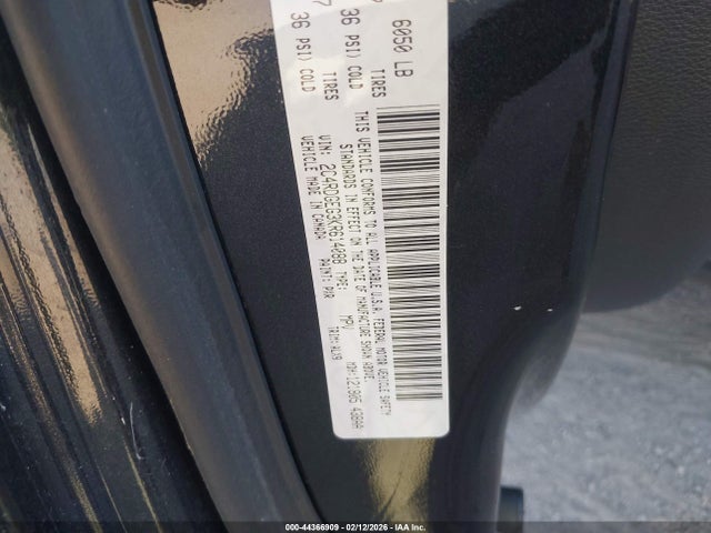 Продажа на аукционе авто 2019 Dodge Grand Caravan Gt, vin: 2C4RDGEG3KR614088, номер лота: 44366909