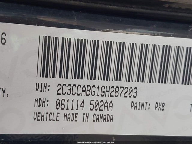 Продаж на аукціоні авто 2016 Chrysler 300 300s, vin: 2C3CCABG1GH287203, номер лоту: 44366926