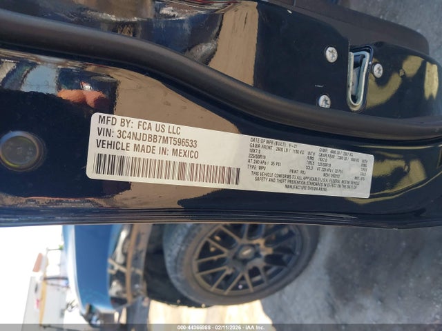 Jeep Compass Altitude 4x4 2021 3C4NJDBB7MT596533 Image 9