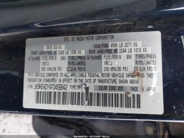 2015 MAZDA CX-5 JM3KE4DY4F0459842 Photo 8