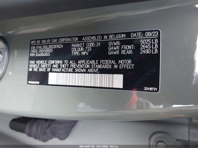 2024 VOLVO XC40 YV4L12UL2R2261624 Photo 8