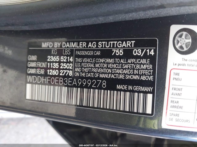 2014 MERCEDES-BENZ E 250 BLUETEC WDDHF0EB3EA999278 Photo 8