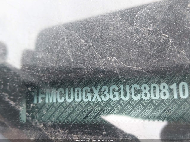 1FMCU0GX3GUC80810 Ford ESCAPE SE