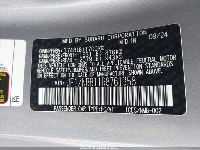 Toyota GR86 2024 JF1ZNBB11R8761358 Image 9
