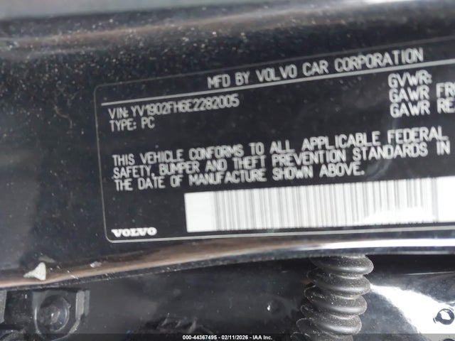 2014 VOLVO S60 YV1902FH6E2282005 Photo 8