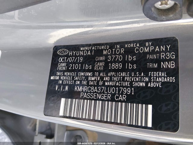 Hyundai Venue Sel 2020 KMHRC8A37LU017991 Image 8