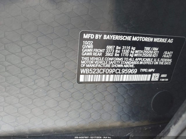 2023 BMW IX WB523CF09PCL95969 Photo 8