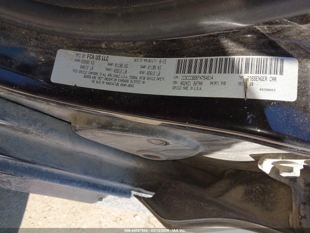 Aukcja sprzedaży 2015 Chrysler 200 S, vin: 1C3CCCBB5FN754614, numer aukcji: 44367698