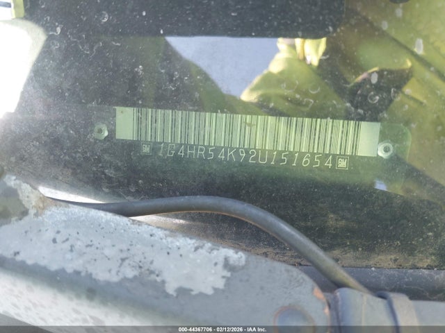 44367706 :رقم المزاد ، 1G4HR54K92U151654 vin ، 2002 Buick Lesabre Limited مزاد بيع