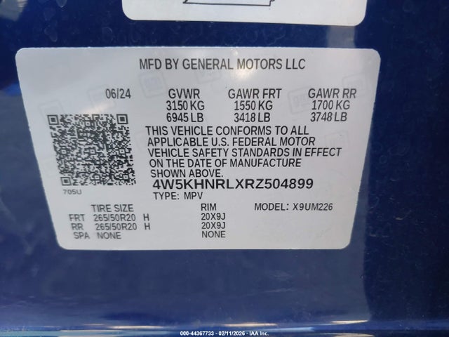 4W5KHNRLXRZ504899 Acura Zdx A-spec