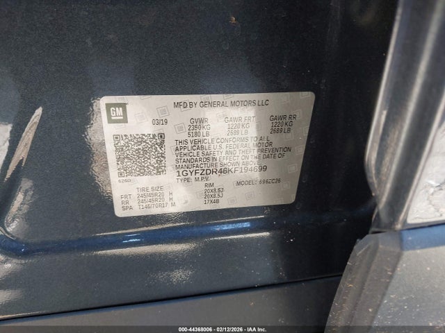 2019 CADILLAC XT4 1GYFZDR46KF194699 Photo 8